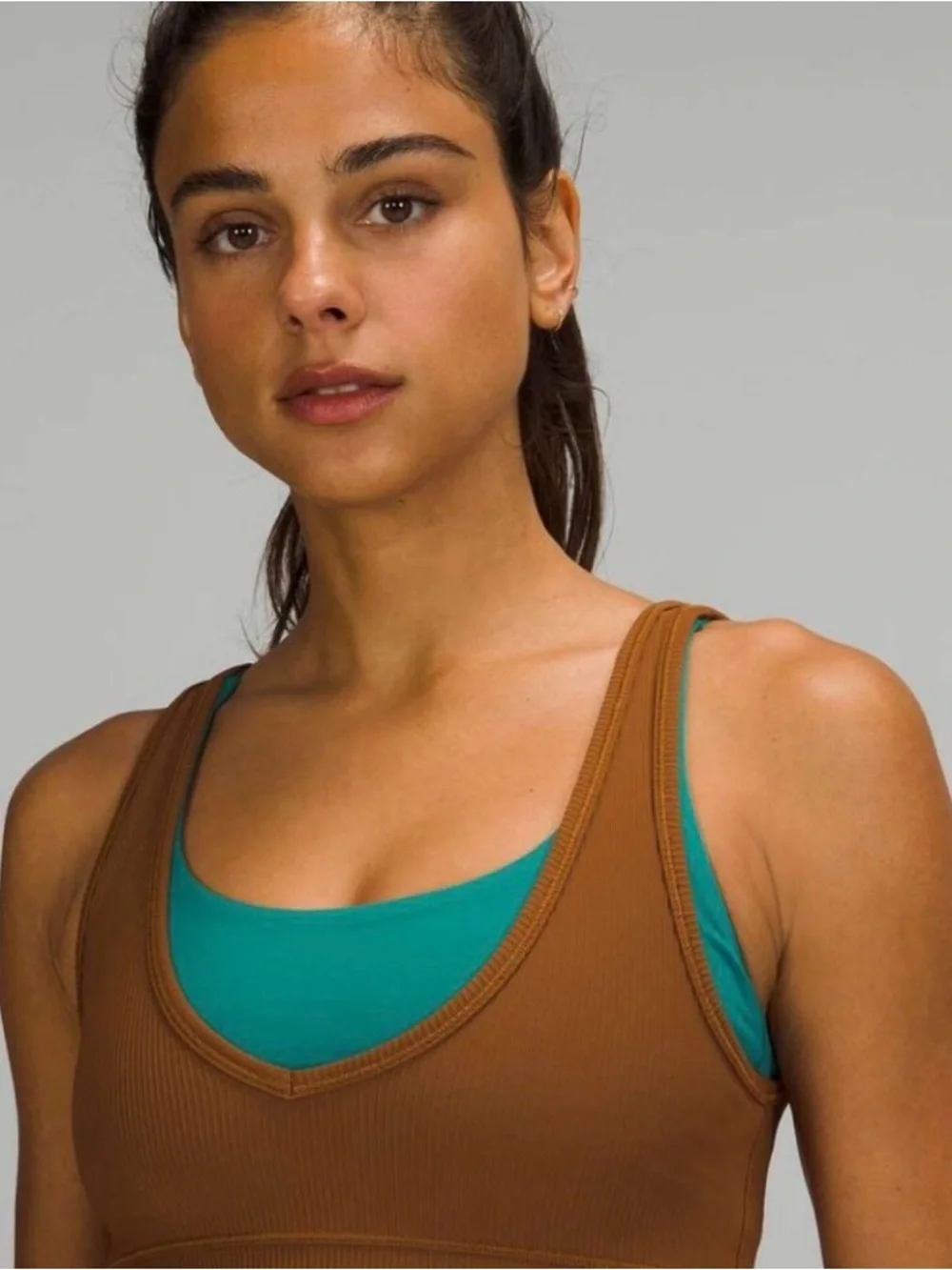 Lululemon Power Pivot Ribbed Crop - Picture 2 of 4